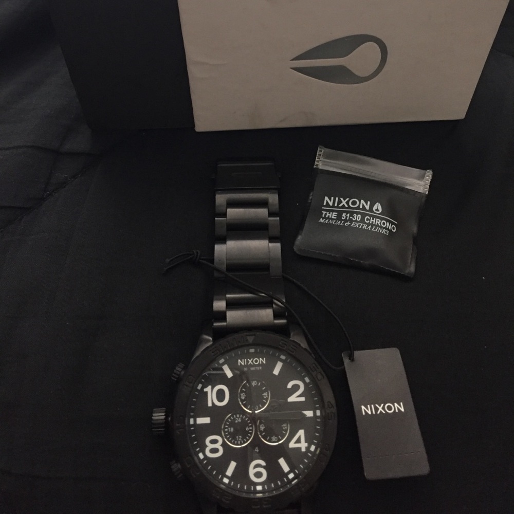 Men’s Black Nixon Watch